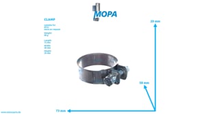 ROHRSCHELLE - 000000000020 passend für MTU Motoren