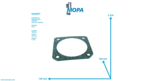 DICHTUNG - 12129333 passend für MWM & Deutz Motoren