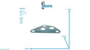 DICHTUNG - 5551880980 passend für MTU Motoren