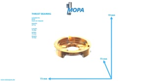 AXIALLAGER - 5110200412 passend für MTU Motoren