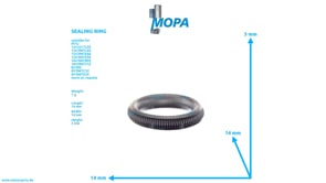 DICHTRING - 0000170660 passend für MTU Motoren